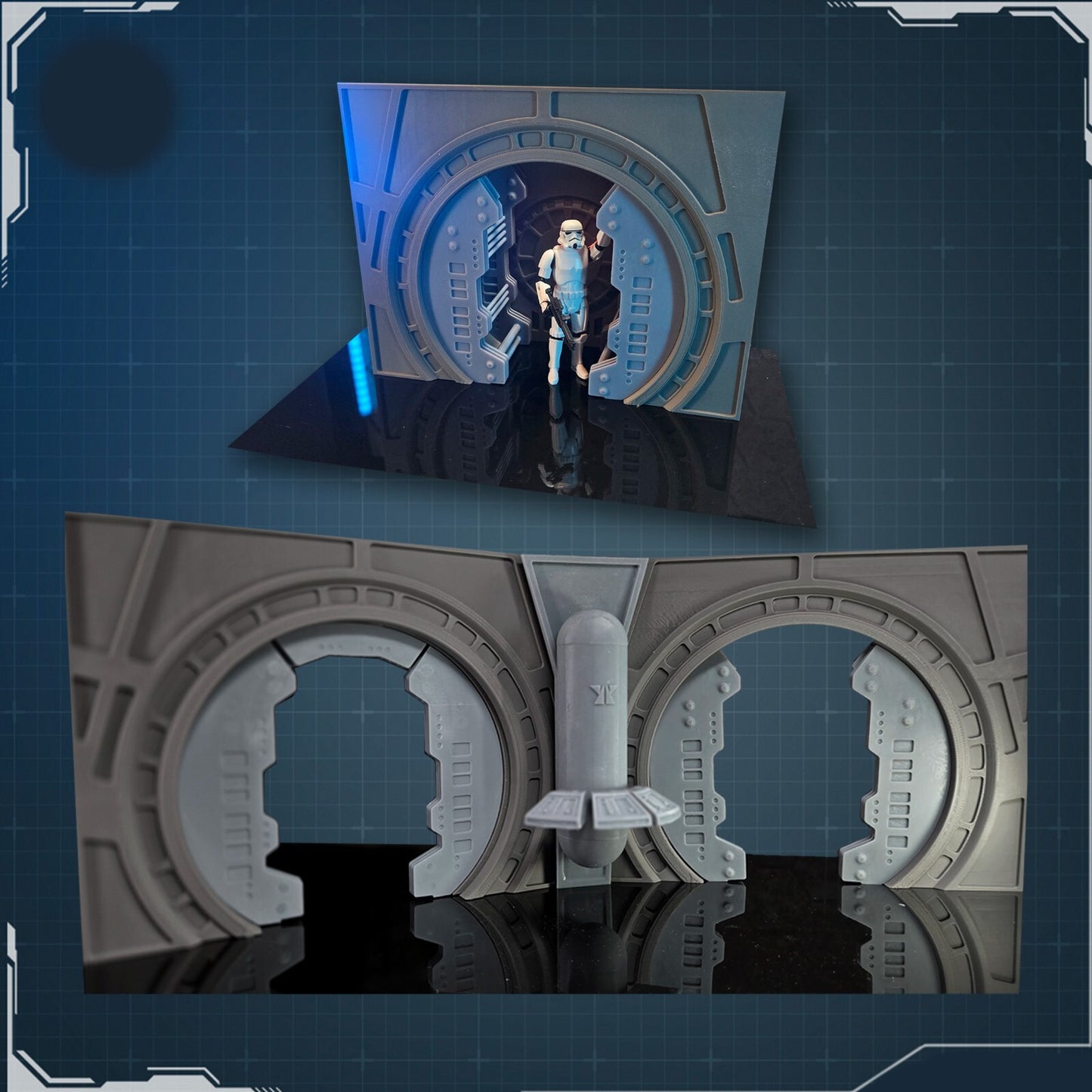 Tantive IV Service Corridor Diorama Playset for 3.75" Figures