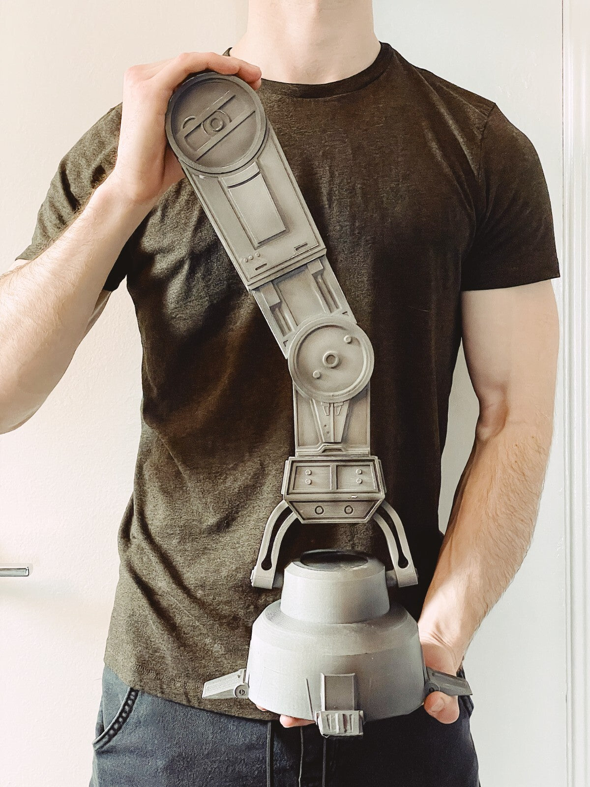 3D Printed AT-AT leg prop x2 for Black Series scale dioramas