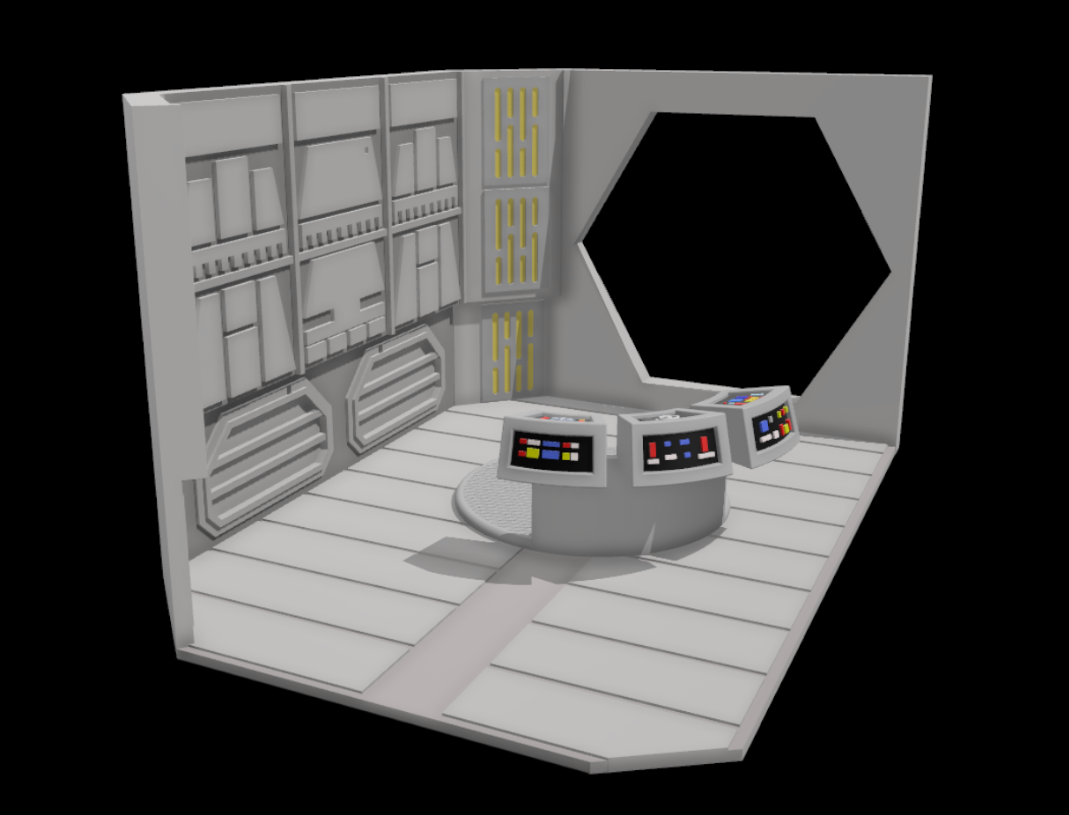 Star Wars Death Star Detention Block Diorama for 3.75 IN (1:18) FIGURE