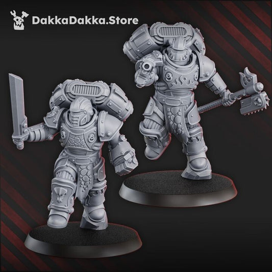 Ignisaurus Clan Warriors Storm Squad with Jetpacks INC BASES