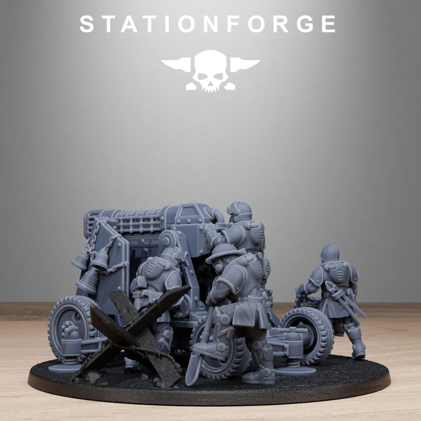 RoyalGuard light artillery from Station Forge 32mm. FREE BASE