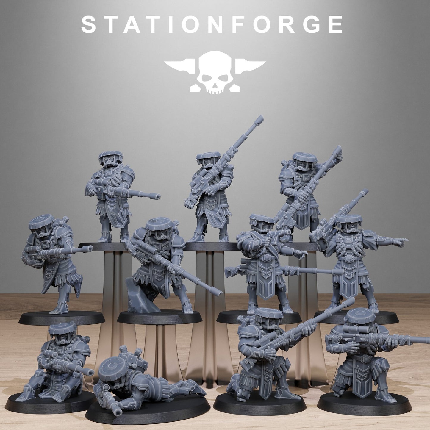 The Scavenger Sniper Squad from Station Forge 32mm INC BASES + FREE POST