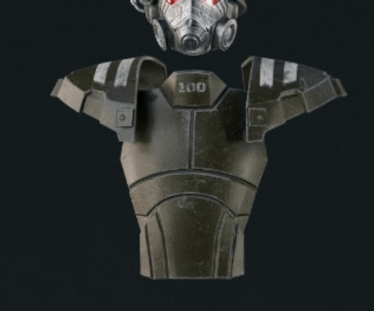 Fallout NCR Elite and Advanced Riot Armour Chest and Ab plate
