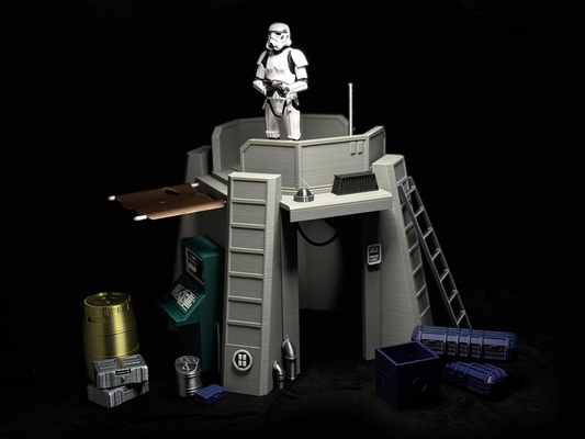 Mapuzo security Outpost for Star Wars Black Series figures