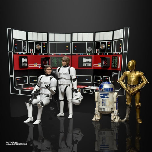 Star Wars  3D Printed Death Star Ctrl Room Diorama for 3.65", 6" or 12" figures.