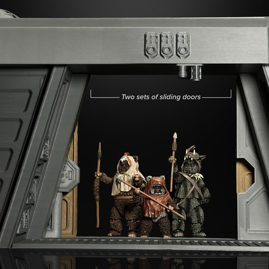 3D Printed Endor Bunker diorama for Black series figures
