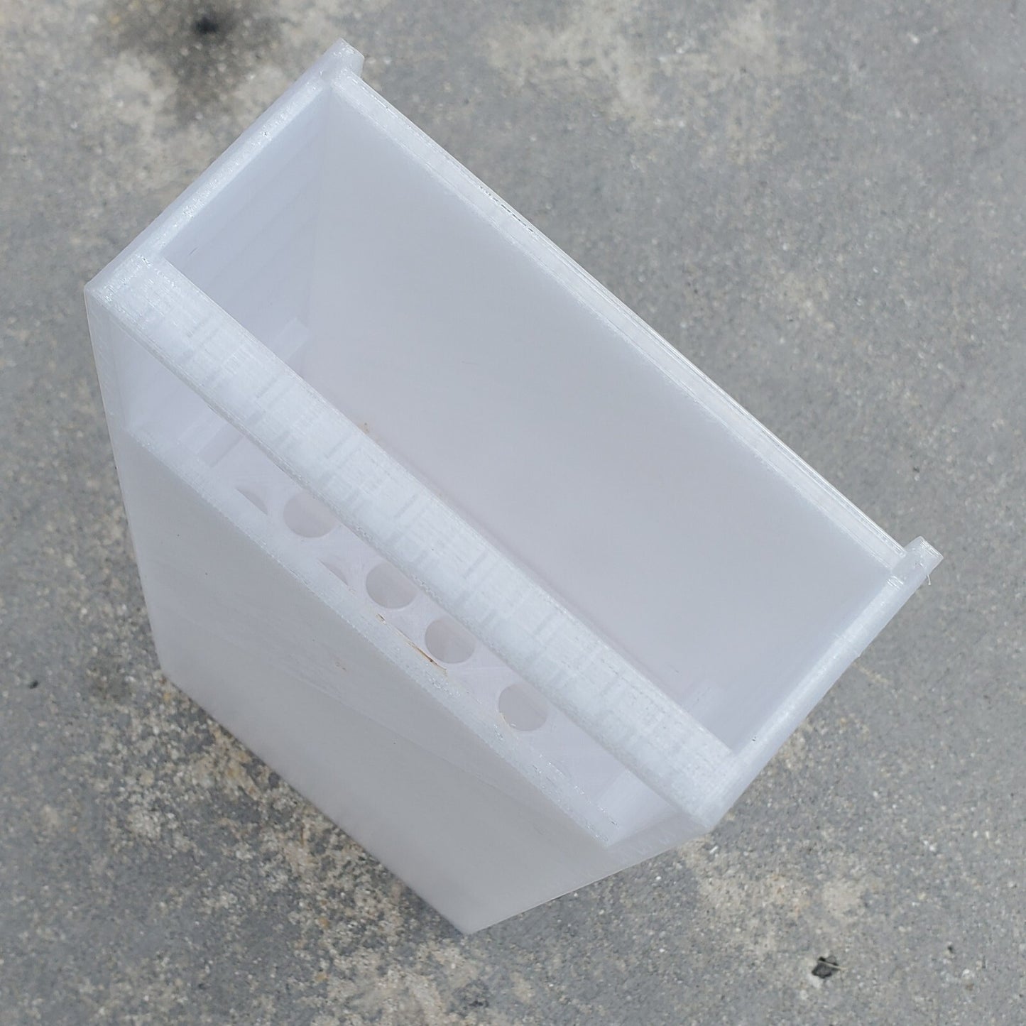 3D Printed Fluval Spec V Media Basket in Black