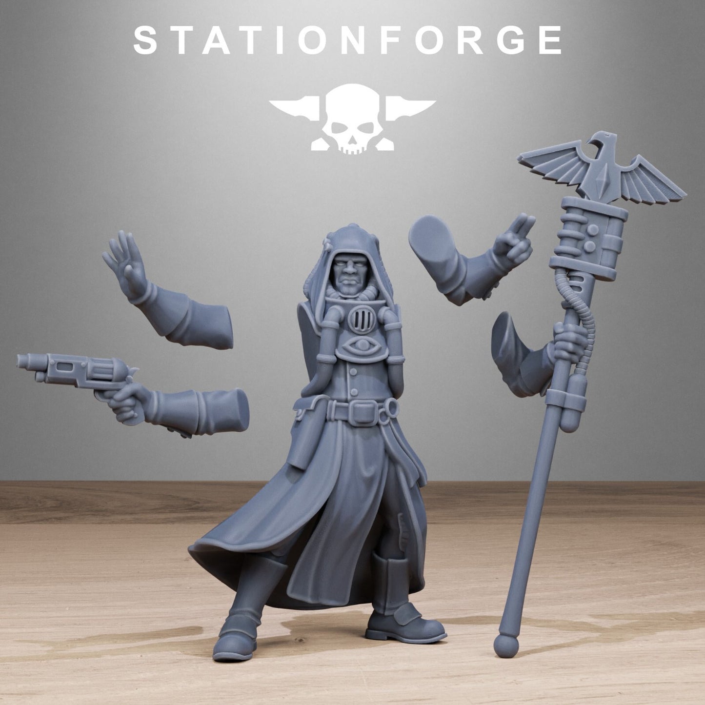 The GrimCorp Seers from Station Forge 32mm INC BASES + FREE POST