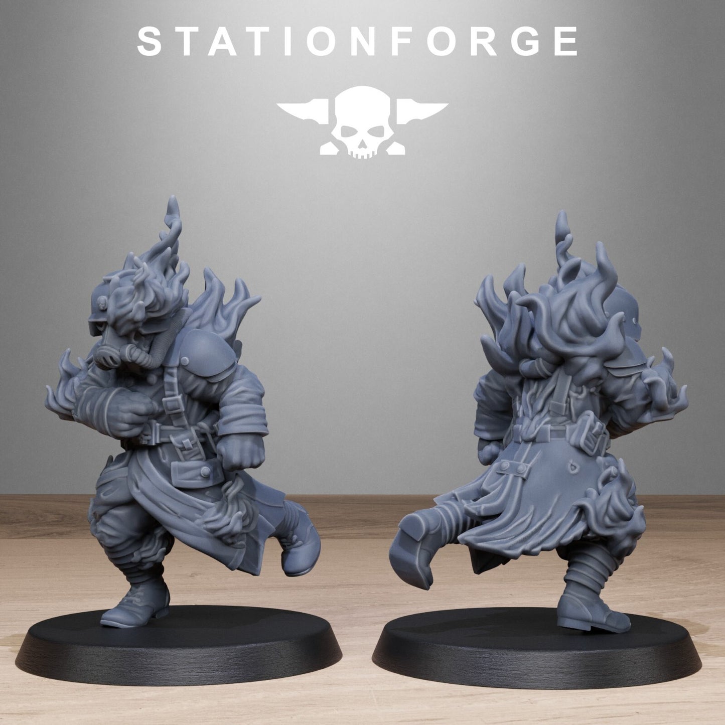 Grimguard Objective markers from Station forge, trench compatible