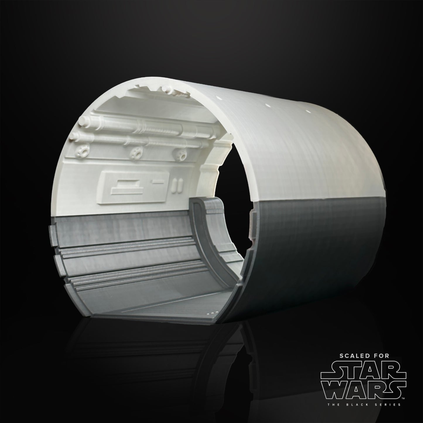 3D printed tunnel diorama for 1/12th Star Wars Black series figures
