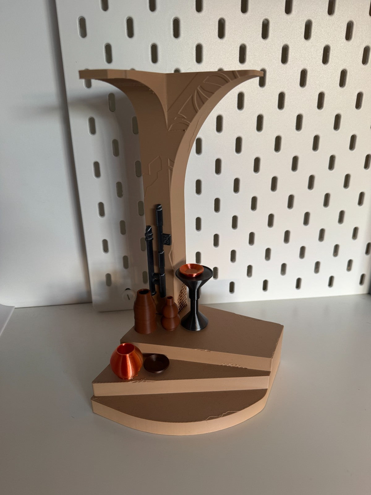 3D Printed Jabba Palace | Boba Fett Palace Doorway Dio for 3.75" Or 6" Figures