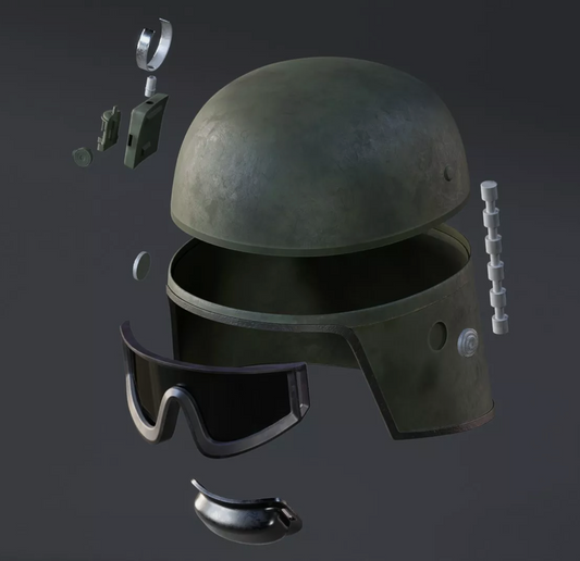 Star Wars AT-ST Driver Helmet - 3D Printed Kit