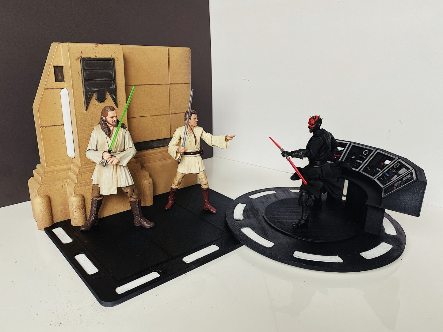 Star Wars 3D Printed Duel of Fates Diorama for 6" Black Series figures