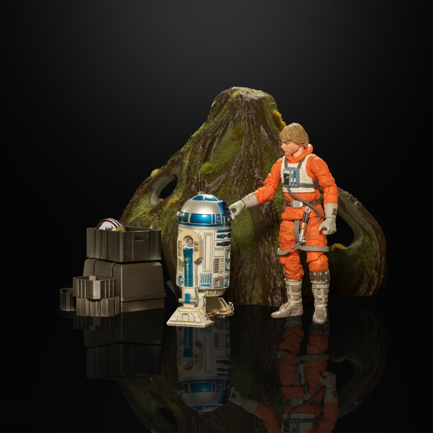 Star Wars 3D Printed Yoda Hut Diorama – 3.75" Vintage Figures – Handcrafted