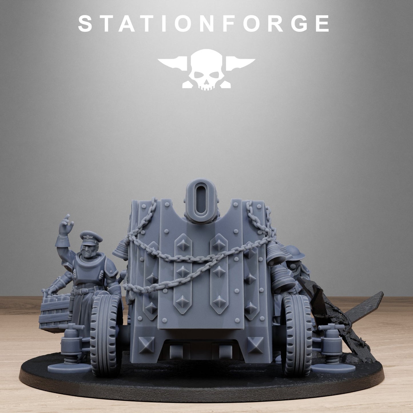 RoyalGuard light artillery from Station Forge 32mm. FREE BASE