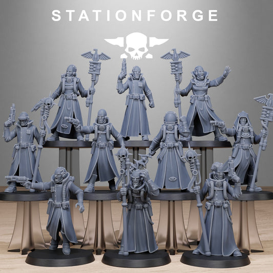The GrimCorp Seers from Station Forge 32mm INC BASES + FREE POST