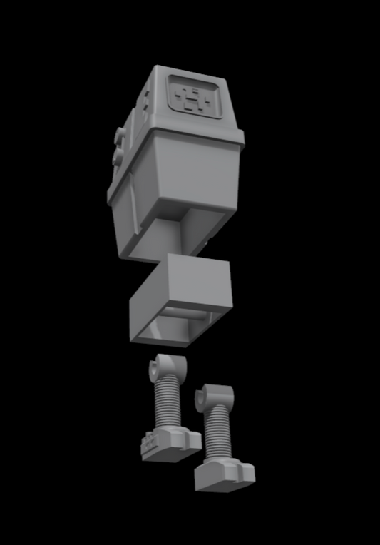 3D Printed Star Wars Gonk Droid Figure Droid 3.75" or 6" Scale