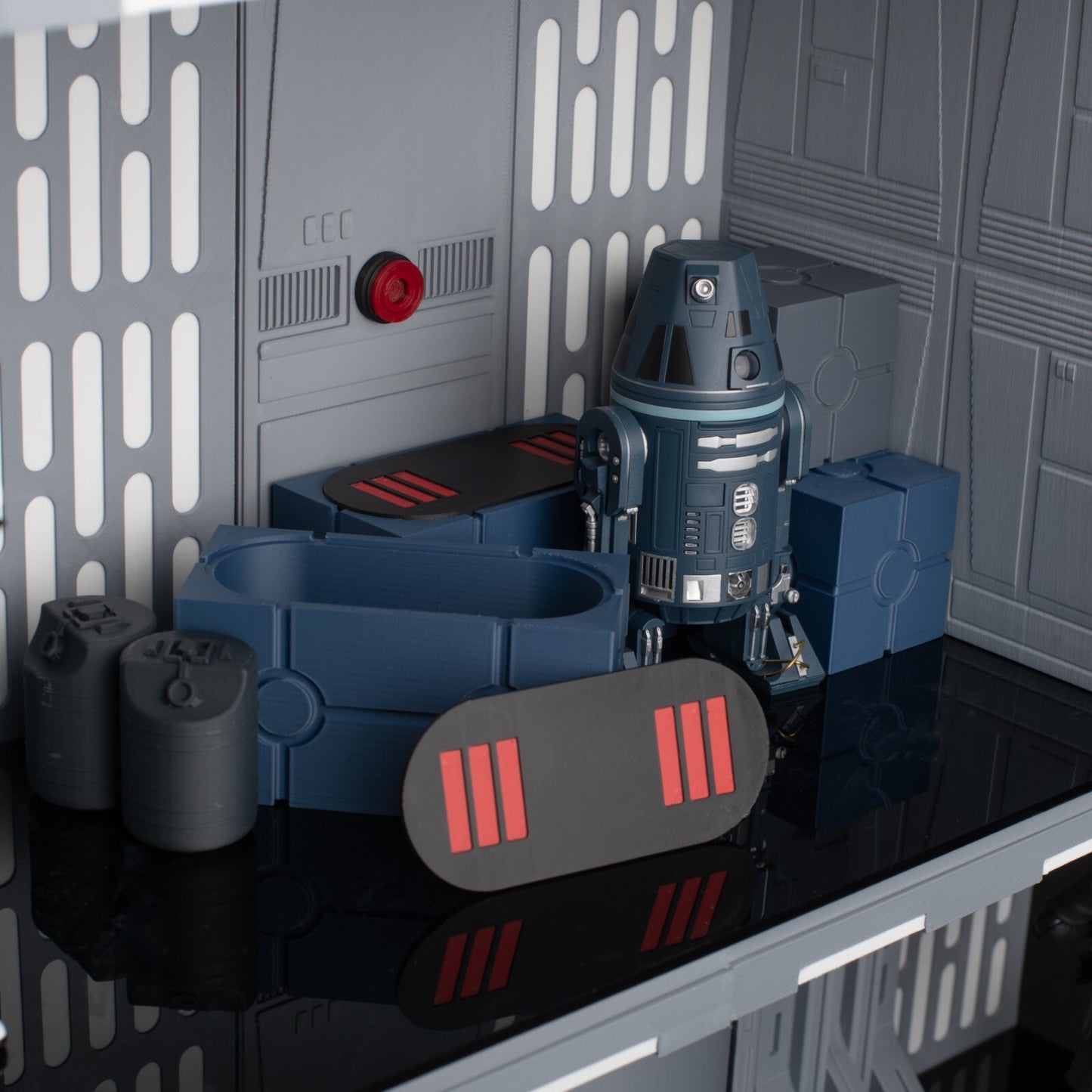 Star Wars 3D Printed Death Star Stackers Dio system for Black Series 6" Figures