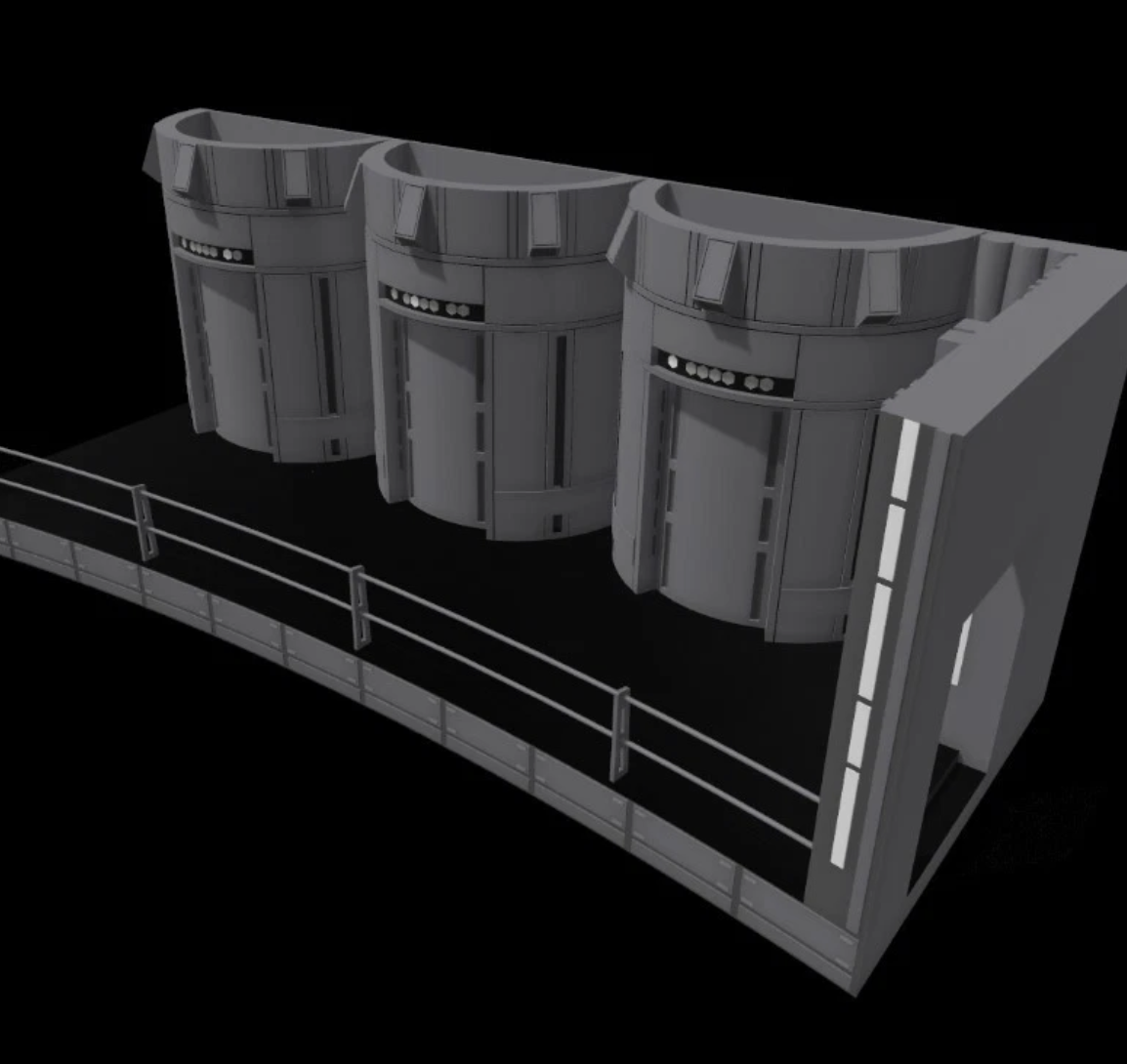 Star Wars Death Star Elevator Bank Diorama for 3.75" Figures