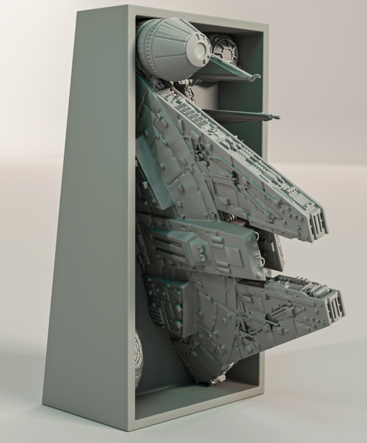 Millenium Falcon Book Nook Star Wars