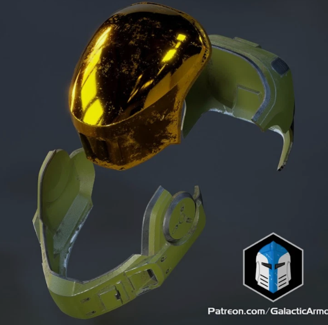 Halo Mirage spartan Helmet - 3D Printed Kit