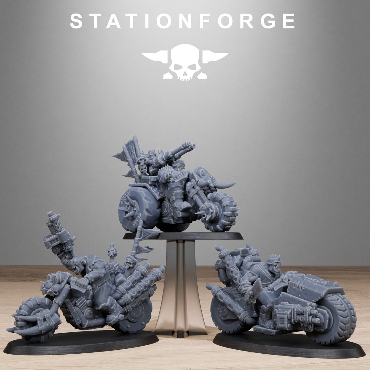 Orkaz Bikers 32mm From StationForge | Support free | Free post | Free Bases