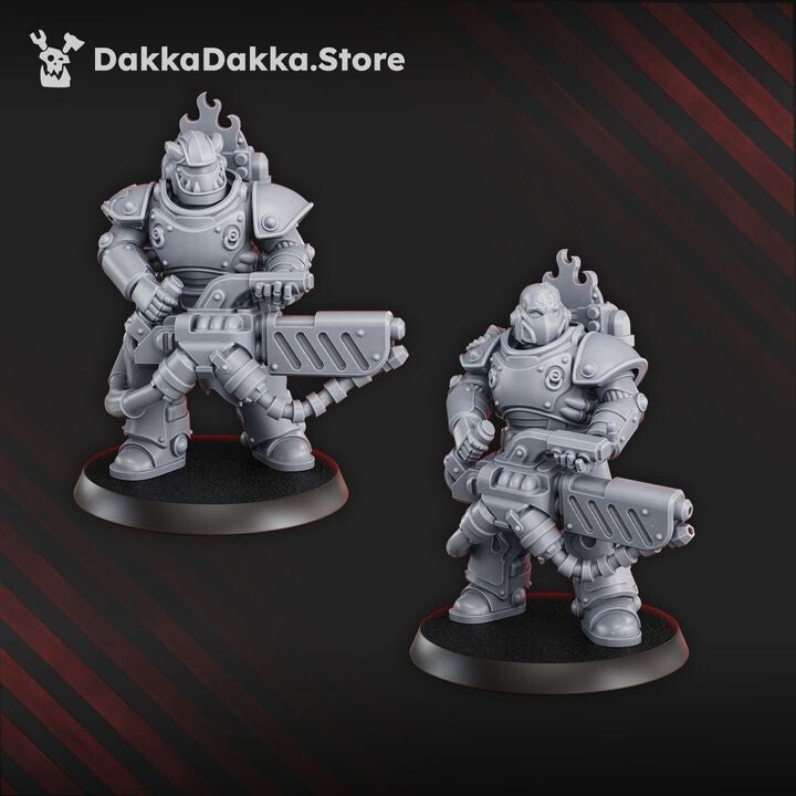 Ignisaurus Clan Team Ignitium (x10) From DakkaDakka Including Bases 28mm