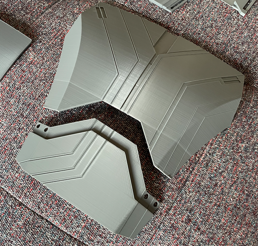 Star Wars 3D Printed Sabine Wren inspired chest plate, mandalorian