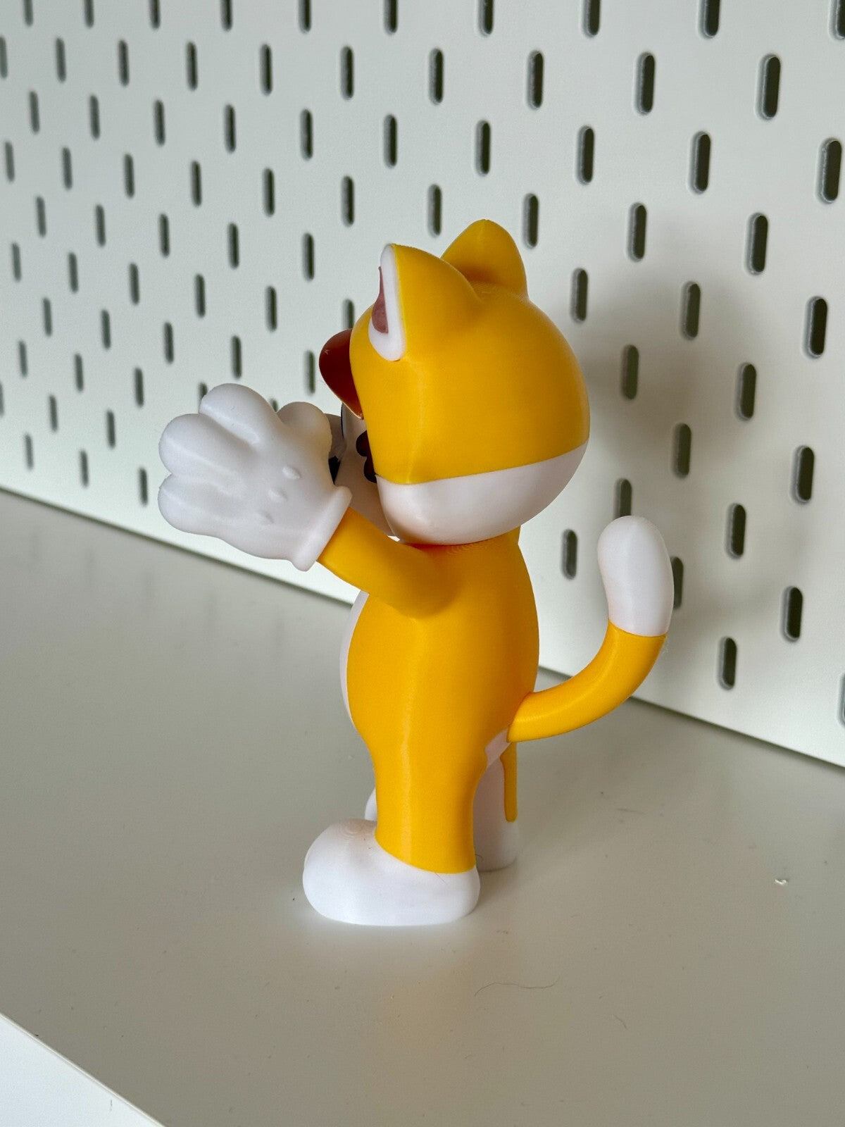 Cat Mario Figure, Nintendo Switch 2. 3D Printed Model 15.5cm