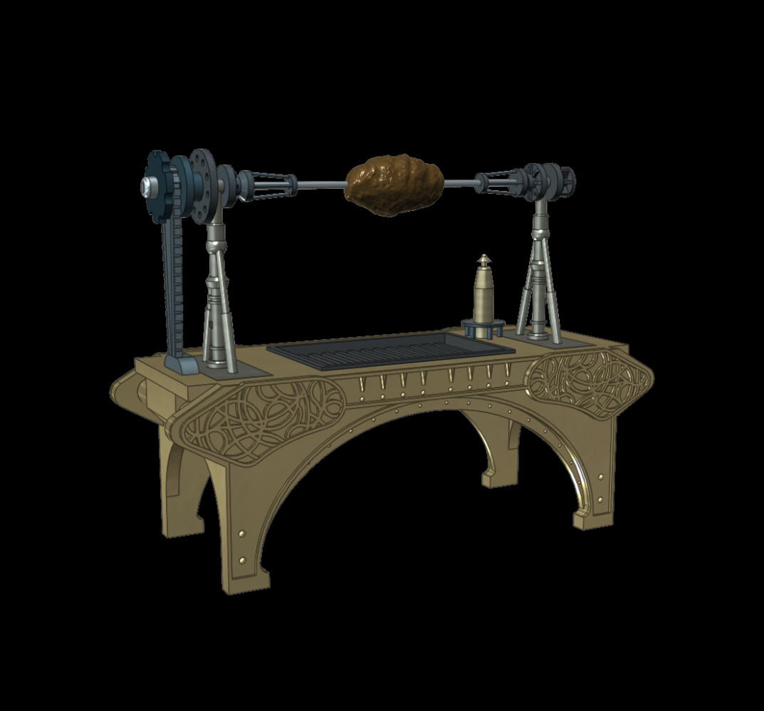 3D Printed Jabba the Hutt's Grill for 3.75 IN & 6 IN Figures