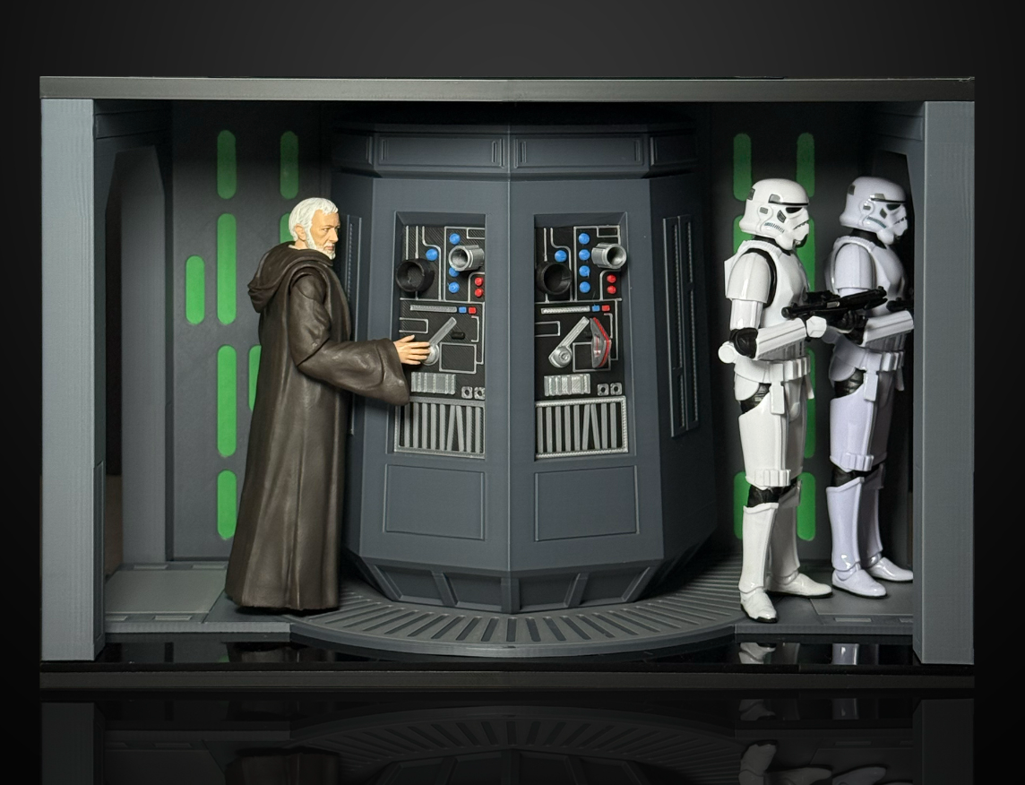 Star Wars 3D Printed Death Star Stackers Dio system for Black Series 6" Figures