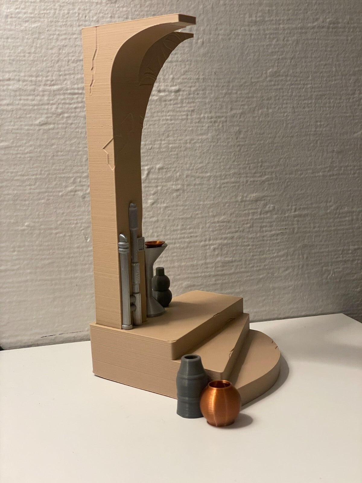 3D Printed Star Wars Bobba Fett Mini Palace diorama for Black Series Figures