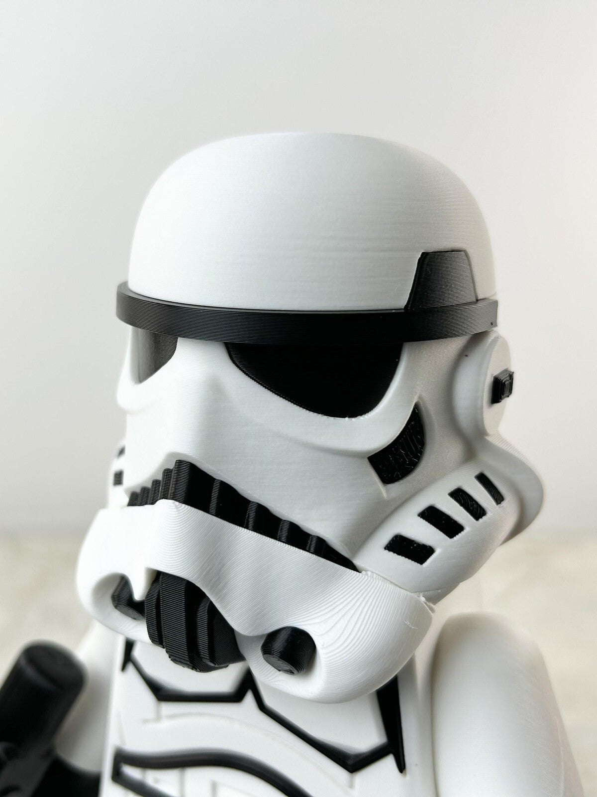3D Printed. 9" Brick inspired Deluxe Storm Trooper Figure
