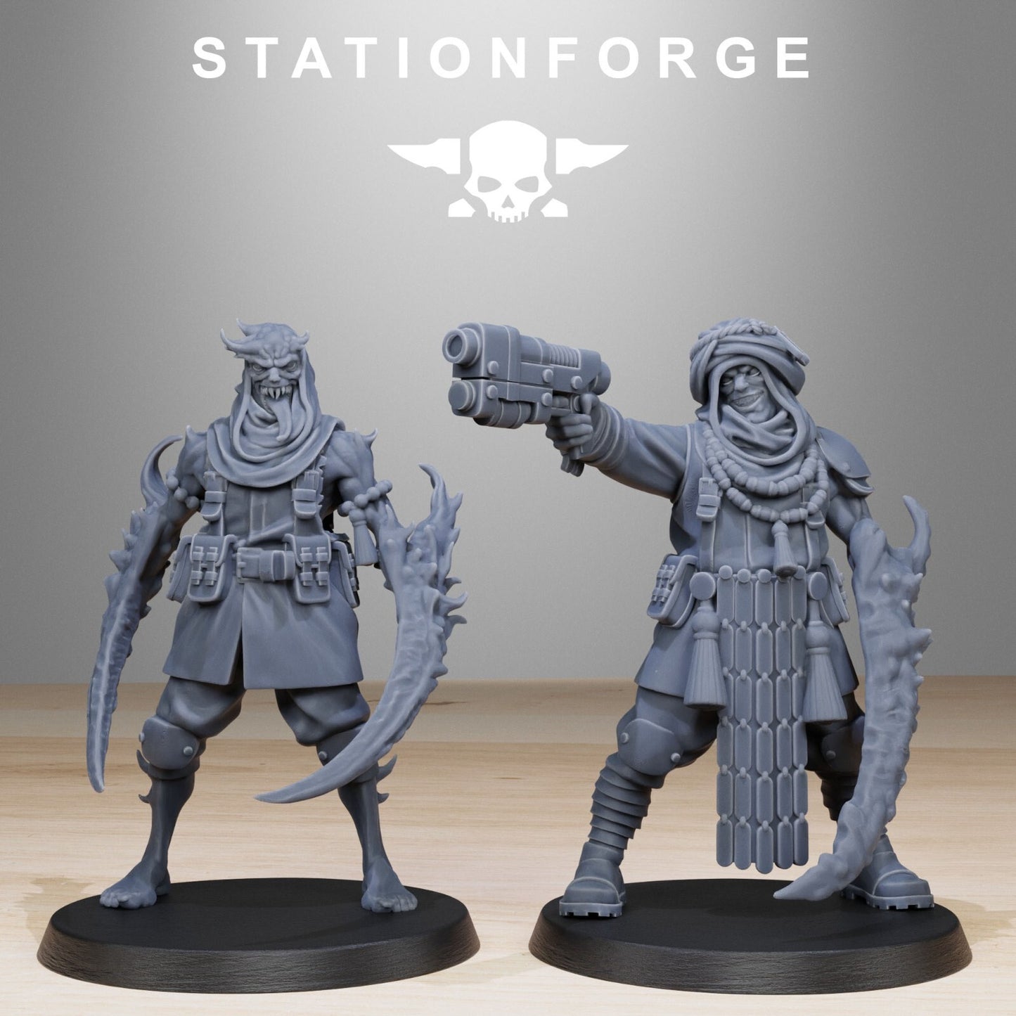 Corrupted Guard Lechers Miniatures - Station Forge Wargaming Figures