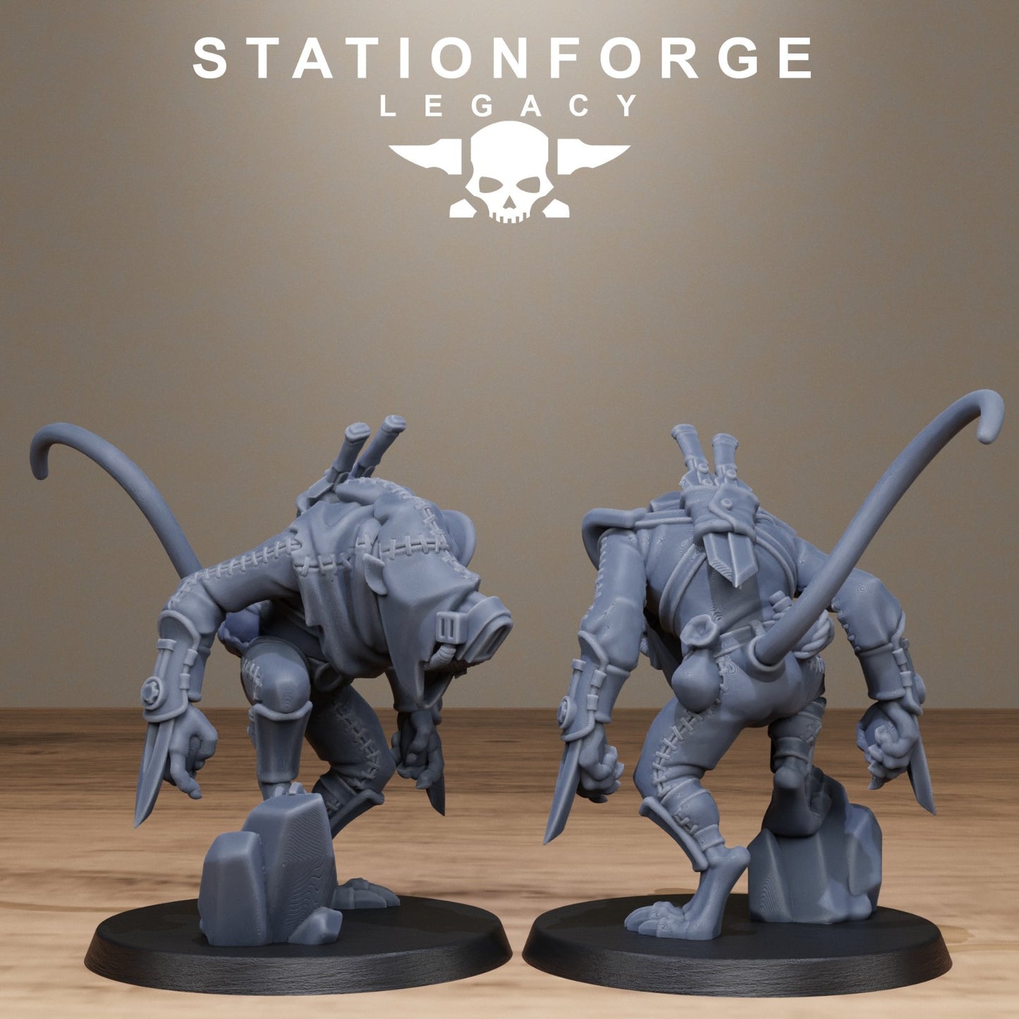 Rotfang Assassins from Station Forge Legacy 32mm. FREE BASES & POST