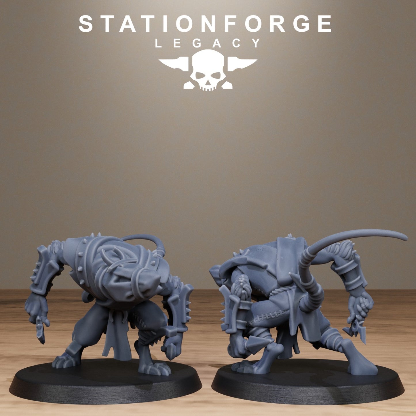 Rotfang Ninjas from Station Forge Legacy 32mm. INC BASES