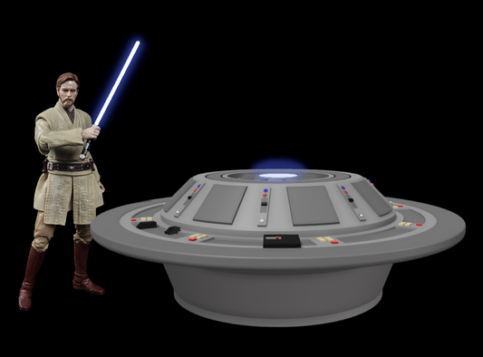 Star Wars 3D Printed ROTS Jedi Temple Holo Table for 3.75" or 6" Figs