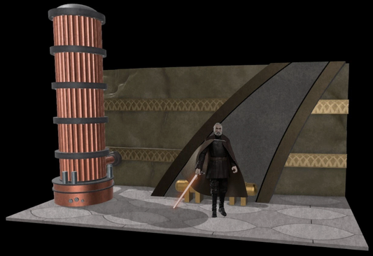 Geonosis Hangar Diorama for 3.75 in (1:18) Figure
