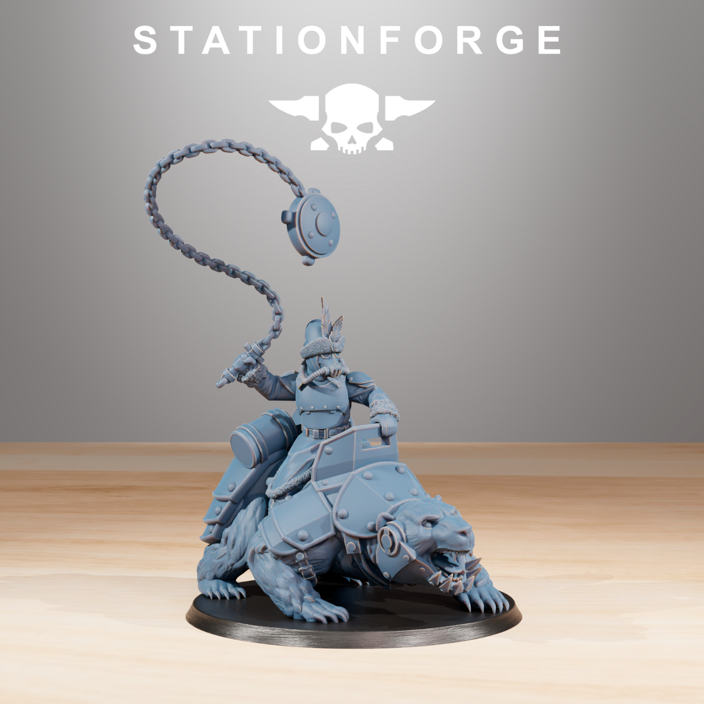 Grim Gaurd Bear Riders from Station Forge