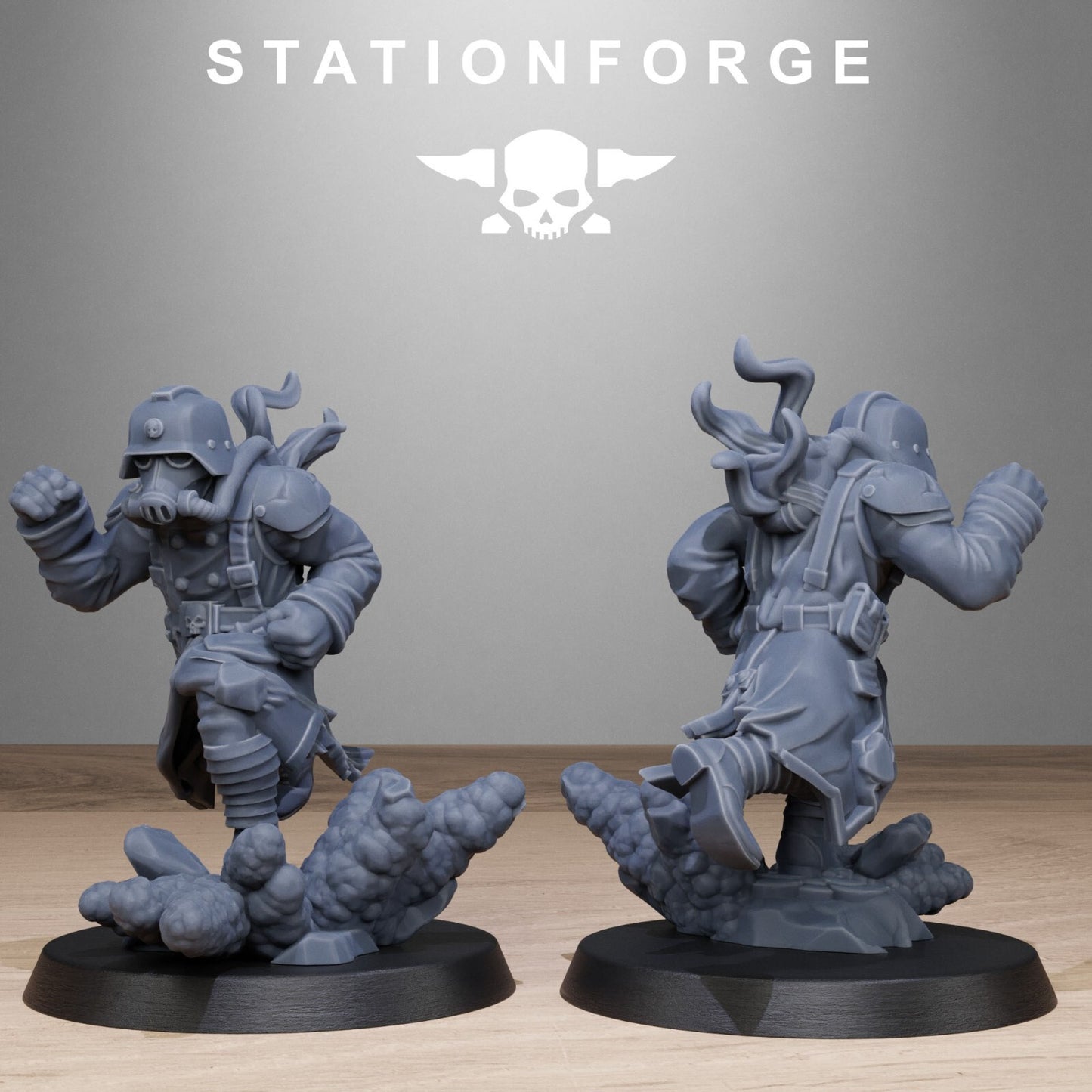 Grimguard Objective markers from Station forge, trench compatible