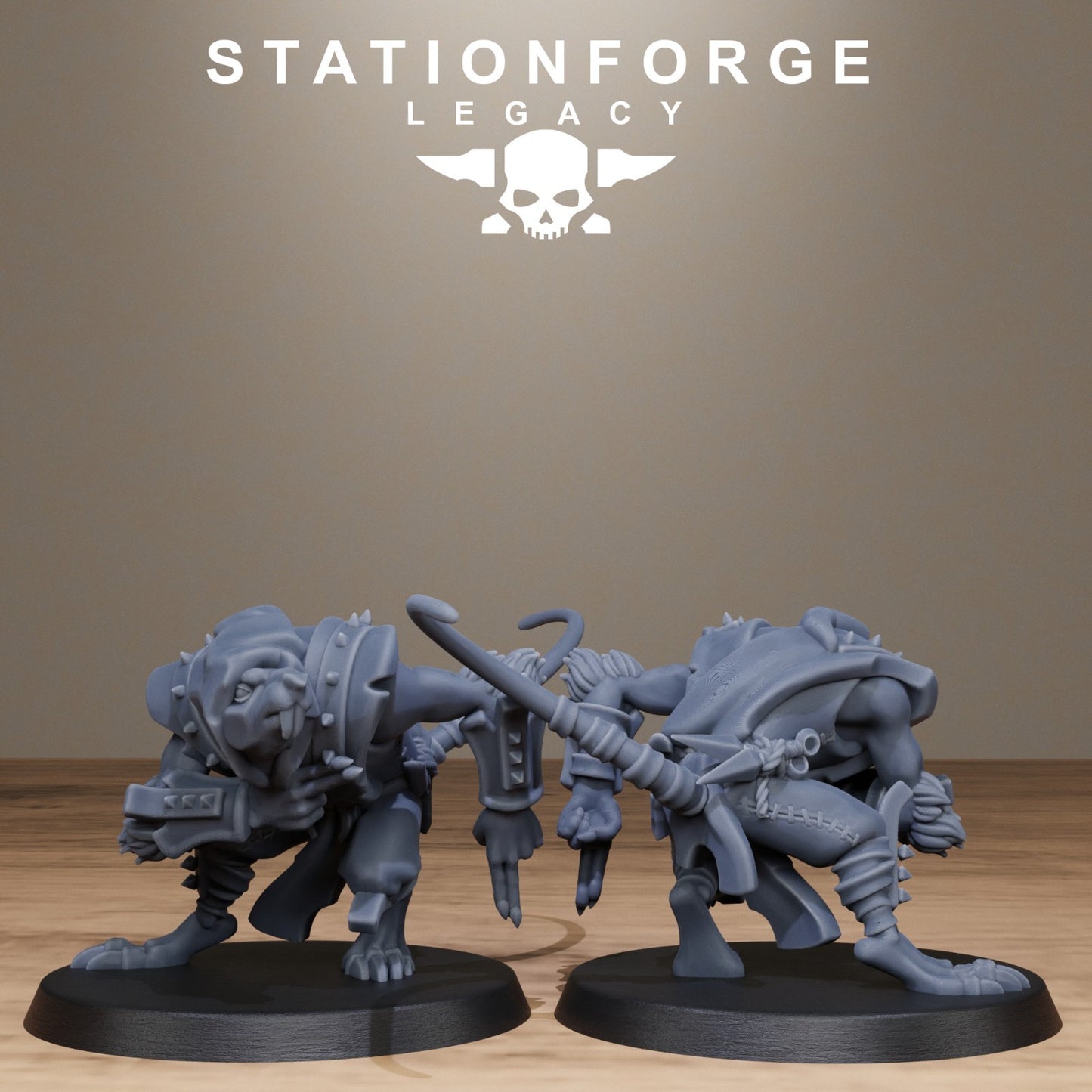 Rotfang Ninjas from Station Forge Legacy 32mm. INC BASES