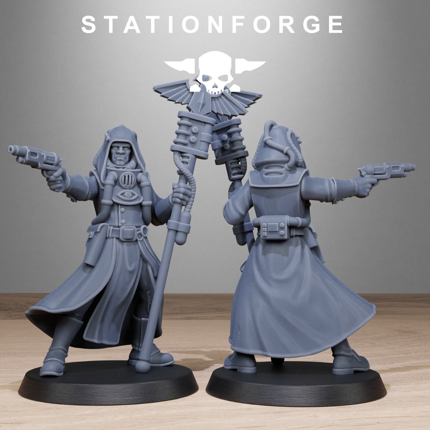 The GrimCorp Seers from Station Forge 32mm INC BASES + FREE POST