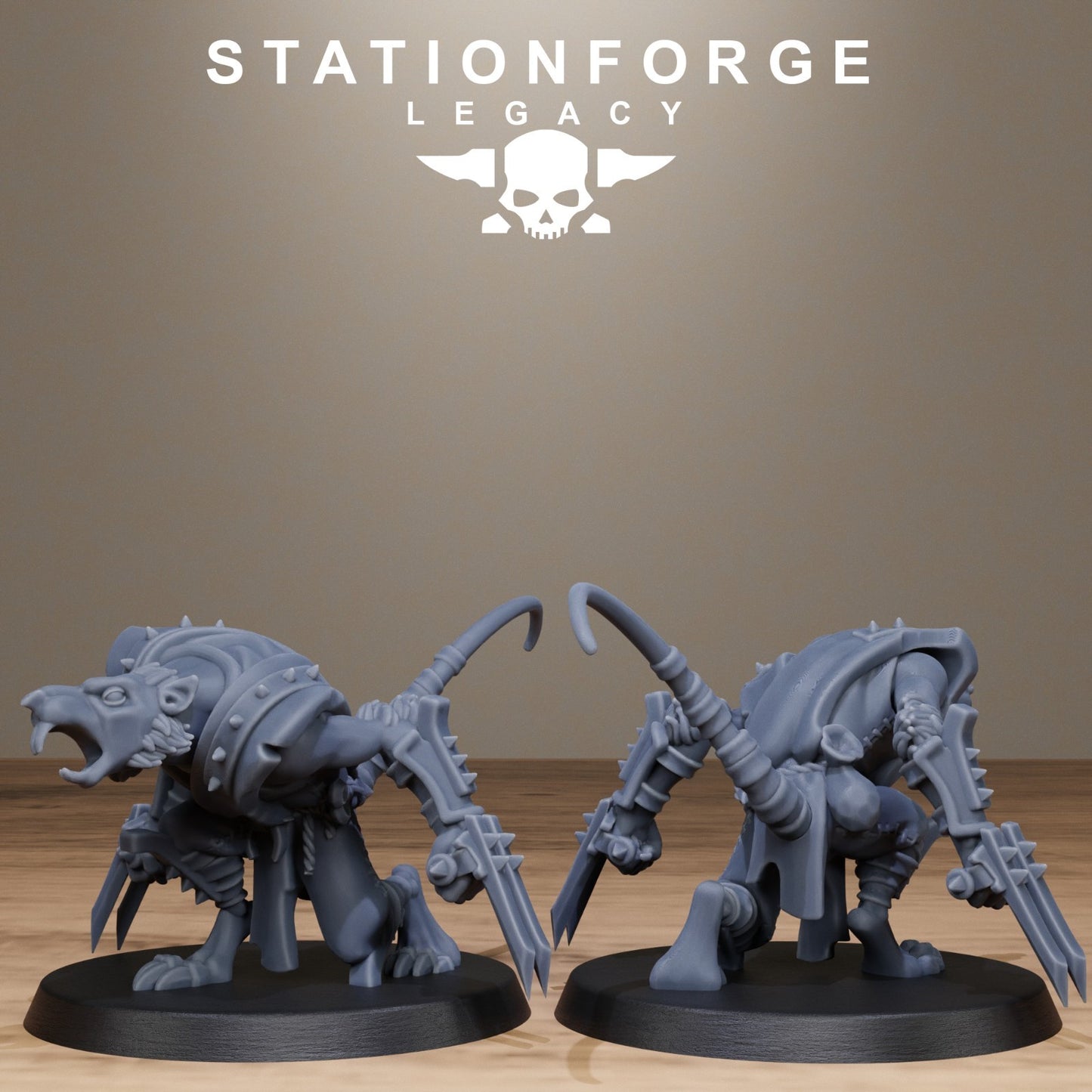 Rotfang Ninjas from Station Forge Legacy 32mm. INC BASES