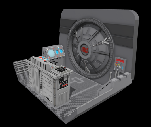 Star Wars 3D Printed AT-AT Commander's Station Diorama for 3.75" Figures