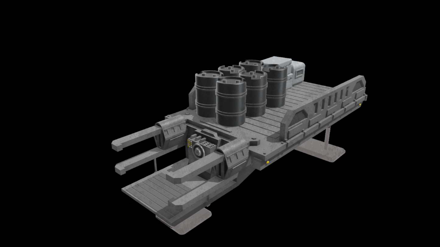 Star Wars 3D Printed Nevarro Cargo Sled for 3.75" & 6" Figures