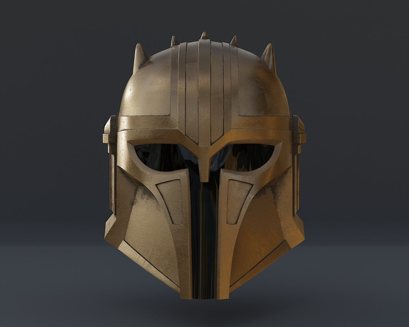 star wars 3d printed helmet -the armorer from the Mandalorian-