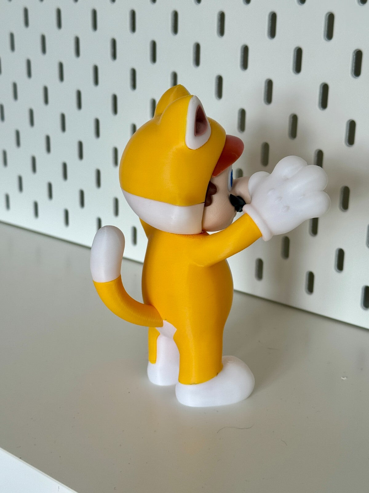Cat Mario Figure, Nintendo Switch 2. 3D Printed Model 15.5cm