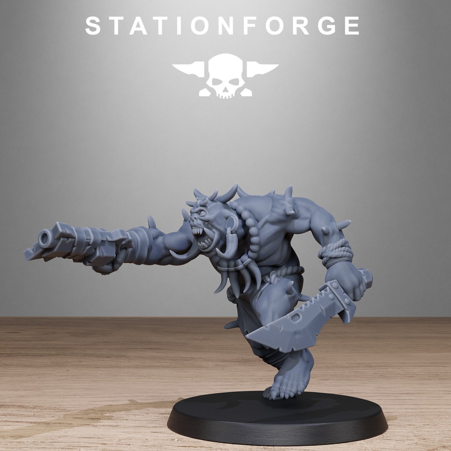 The Orkaz Tribal Infantry from Station Forge 32mm INC BASES + FREE POST