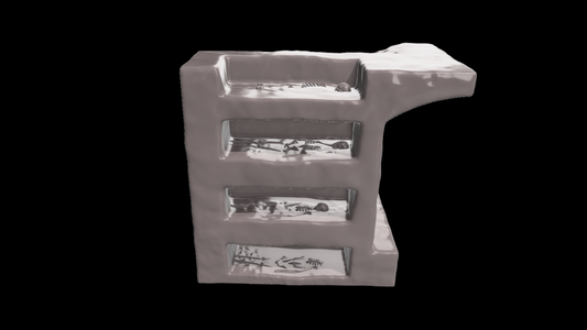 3D Printed Indiana Jones Venetian Catacombs Diorama for 6" Figures