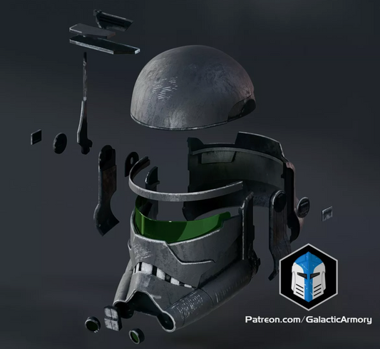 Star wars! Imperial Crosshair Helmet 3D printed Cosplay Raw Kit